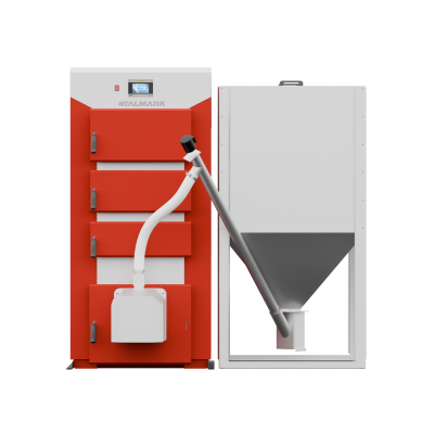 Kocioł na Pellet VEGAS 60 KW wersja PRAWA Stalmark EVP60P