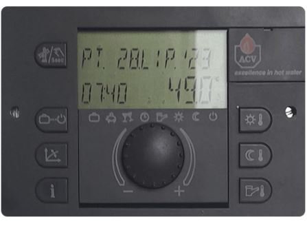 Cyfrowy regulator CONTROL UNIT z czujnikiem temperatury zewnętrznej AF200 ACV 784411