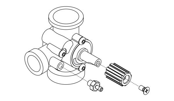 Adapter do siłowników ARM Proclick na zawory AFRISO 1411410