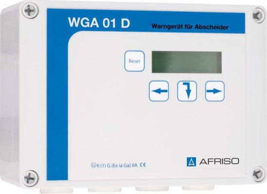 Urządzenie alarmujące do separatora oleju i benzyny WGA 01 D AFRISO 53409A