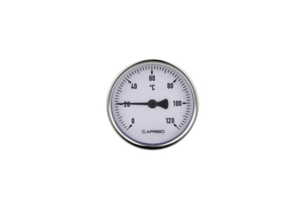 Termometr bimetaliczny BiTh 63,fi63 mm, 0÷120st.C, L 63 mm, G1/2