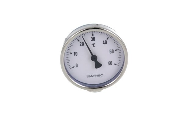 Termometr bimetaliczny BiTh 63,fi63 mm, 0÷60st.C, L 40 mm, G1/2