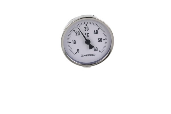 Termometr bimetaliczny BiTh 80, fi80 mm, 0÷60°C, L 63 mm, G1/2