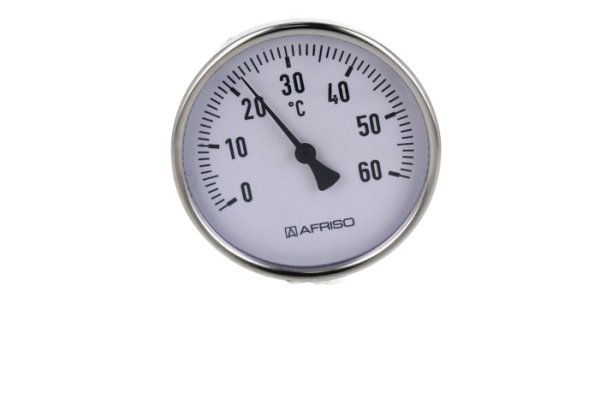 Termometr bimetaliczny BiTh 100,fi100 mm, 0÷60st.C, L 40 mm, G1/2