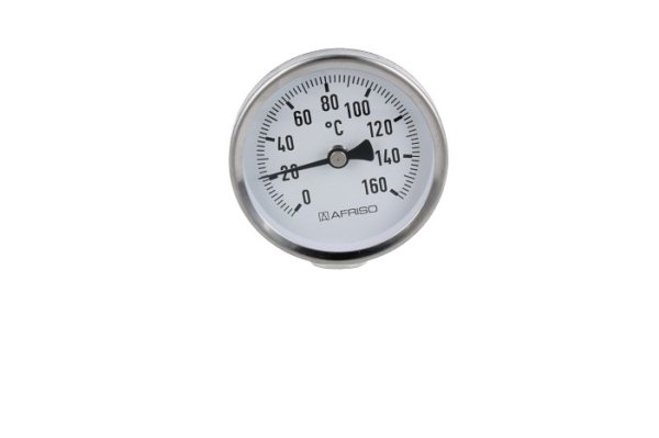 Termometr bimetaliczny BiTh 80,fi80 mm, 0÷160st.C, L 63 mm, G1/2