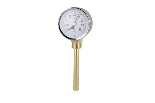 Termometr bimetaliczny BiTh 63,fi63 mm, -20÷60st.C, L 100 mm, G1/2