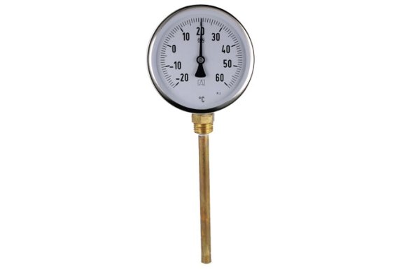 Termometr bimetaliczny BiTh 100, fi100 mm, -20÷60°C, L 150 mm, G1/2