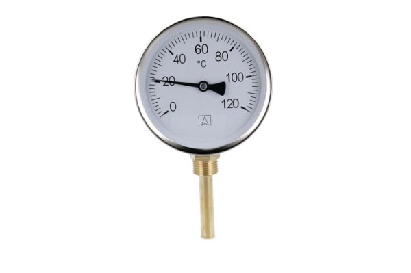 Termometr bimetaliczny BiTh 100,fi100 mm, 0÷120st.C, L 63 mm, G1/2