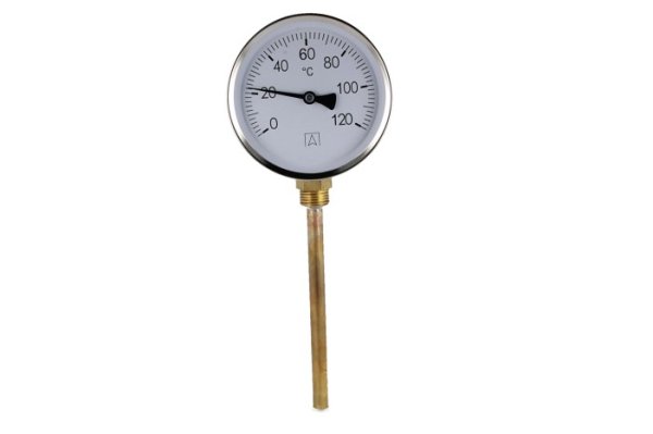 Termometr bimetaliczny BiTh 100,fi100 mm, 0÷120st.C, L 150 mm, G1/2