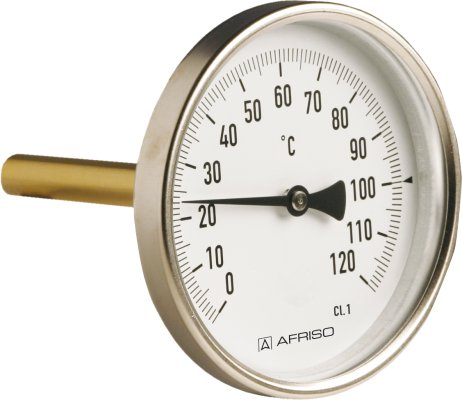 Termometr przemysłowy BiTh 100 I, D211,fi100 mm, 0÷120st.C, L 40 mm, G1/2