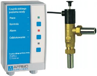 Elektroniczny czujnik niskiego poziomu wody WMS 2-1, z blokadą AFRISO 42353