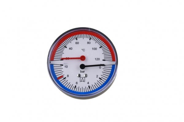 Termomanometr TM 80ax,fi80 mm, 0÷10 bar, 20÷120st.C, G1/4