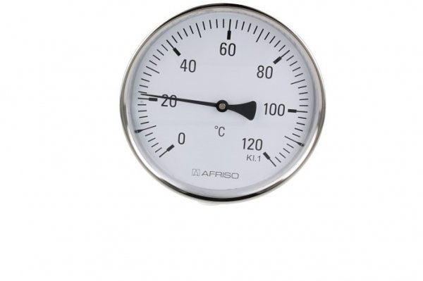 Termometr przemysłowy BiTh 160 I, D211,fi160 mm, 0÷120st.C, L 100 mm, G1/2