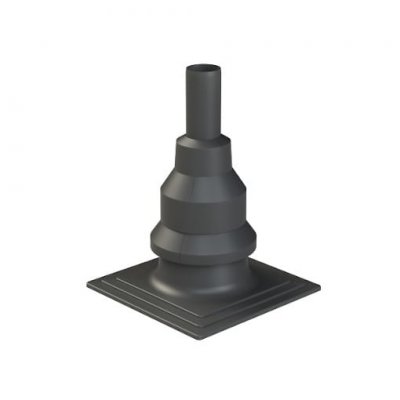Głowica kominowa starr z tworzywa (komplet), kolor czarny, UV stabil. DN80 Almeva PPSAS8
