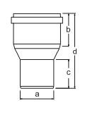 STARR Redukcja DN80 / 110 Almeva PBKA08