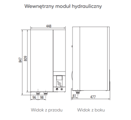 Powietrzna pompa ciepła EXCELIA AI TRI 16 kW R410A Atlantic 526354