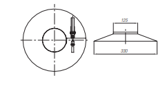 Osłona (ø80/125) Beretta 20034591