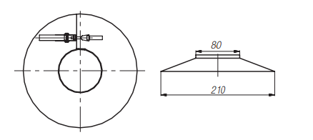 Osłona (Ø80) Beretta 27006334