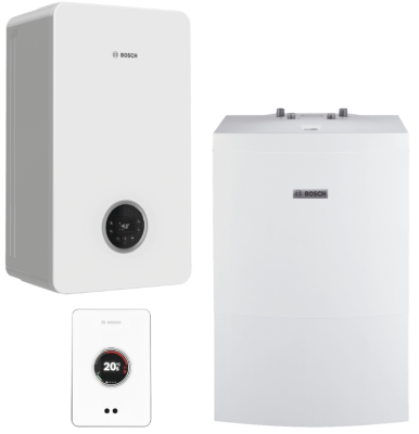 Bosch CONDENS GC2300iW 15P Kocioł gazowy + zasobnik Stora WD120B + regulator EasyControl CT200 8734100900