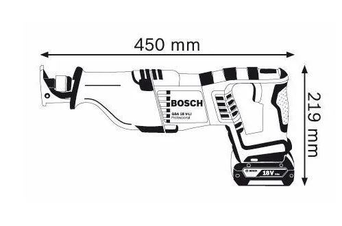 Akumulatorowa piła szablasta GSA 18V-LI Solo Professional Bosch 060164J000