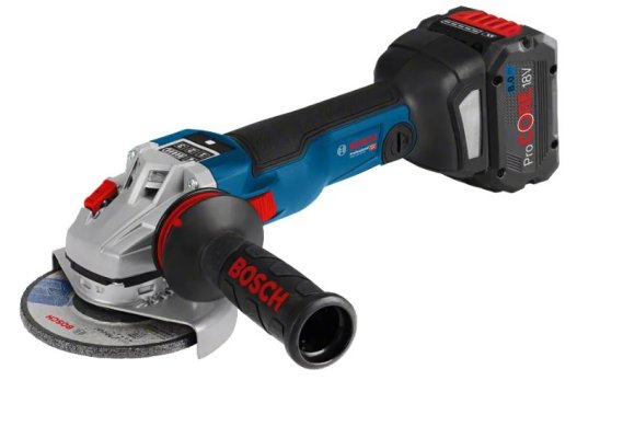 Akumulatorowa slifierka kątowa GWS 18V-10 SC w walizce z osłoną Professional Bosch 06019G350B