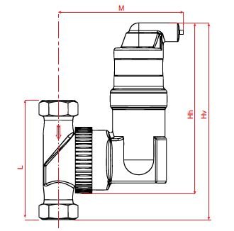 Separator powietrza z izolacją 28 MM PN6 Bosch 7738330180