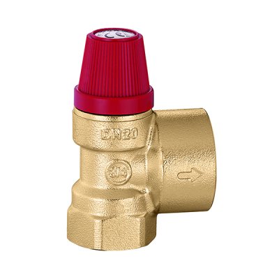 Zawór bezpieczeństwa. przyłącza z gwintem wewnętrznym, 3/4” x  1’’ 3 bar Caleffi 530530