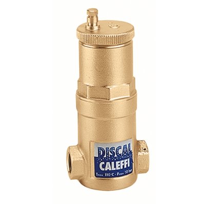 Discal - separator powietrza, przyłącza z gwintem wewnętrznym o 3/4’’ Caleffi 551003