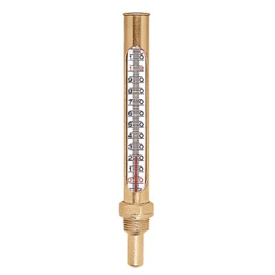 Termometr cieczowy z tuleją zanurzeniową 45 mm 0-120 °c Caleffi 692000
