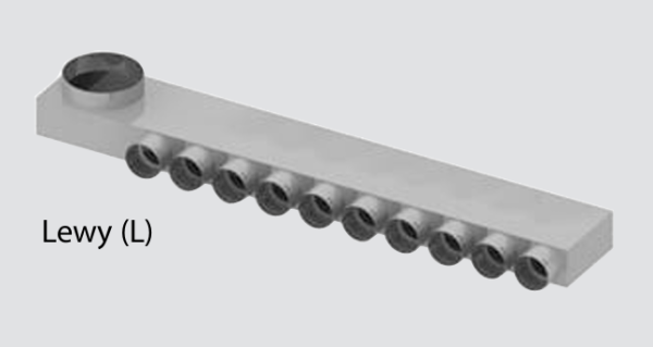 Rozdzielacze Air 160-10X75 Lewy Danfoss 089F0645