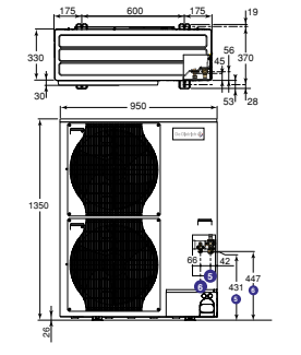Pompa ciepła HPI Evoulution 11 MR-2 (MIT-IN-2) De Dietrich 7609982 (S)