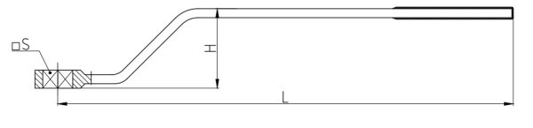 Rączka do zaworu kulowego FI32 niebieska Efar 1.017.059.25000