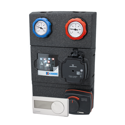 Grupa Pompowa Z Zaworem Mieszającym I Siłownikiem Esbe Grc242 Crd227+Vrg432-32-Grundfos 61044700