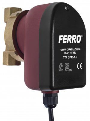 Pompa cyrkulacyjna wody pitnej typ CP15-1.5 Ferro 0101W