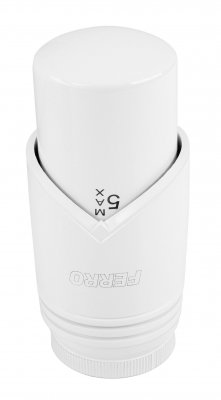 Dekoracyjna głowica termostatyczna cieczowa GT30B, biała Ferro GT30B