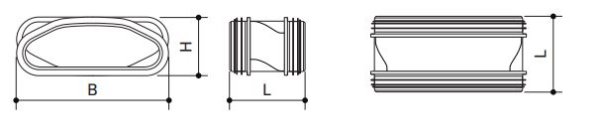 Element uszczelniająco-łączacy Profi-air tunnel obrócony o 180° 2x132x52 mm Fränkische 78313222