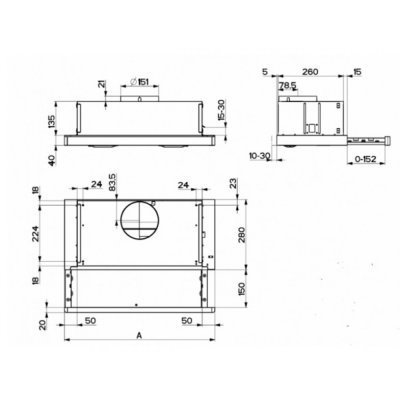 Okap kuchenny Telescopic FTC 6032 GR/XS stal szlachetna Franke 110.0200.740