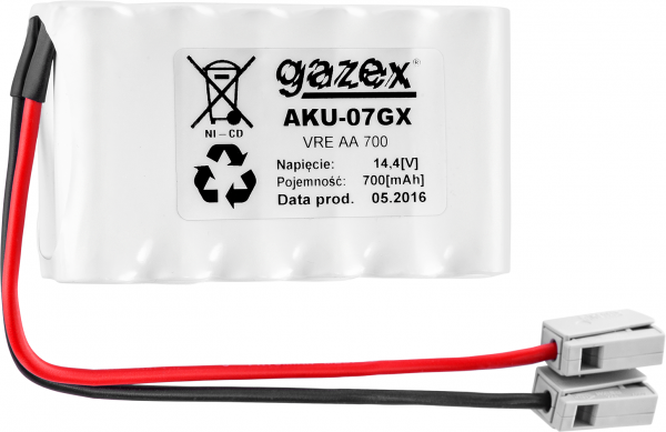 Akumulator na wymianę W MD…Z Gazex AKU-07GX