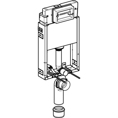 Element montażowy Geberit KombifixBasic do WC, Delta 12cm, H108 110.100.00.1