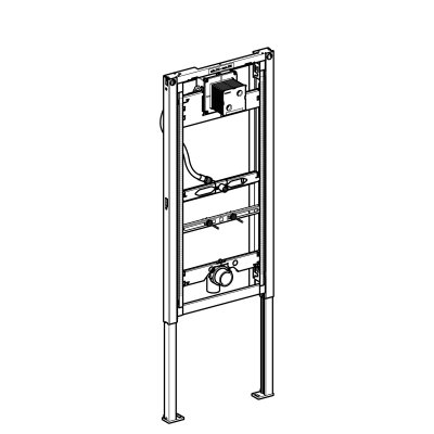 Element montażowy Geberit Duofix do pisuaru uniwersalny, dla armatury podtynkowej, do głowicy natryskowej, H112-130 111.676.00.1