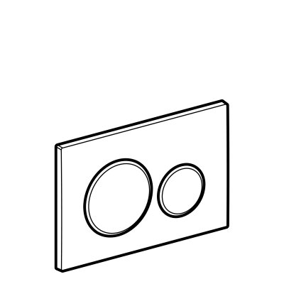 Przycisk uruchamiający Geberit Sigma20, przedni, stal nierdzewna 115.882.SN.1