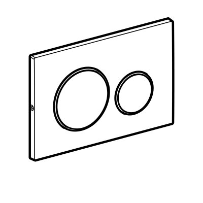 Przycisk uruchamiający Geberit Sigma20, przedni, stal nierdzewna-polerowana-szczotkowany 115.889.SN.1