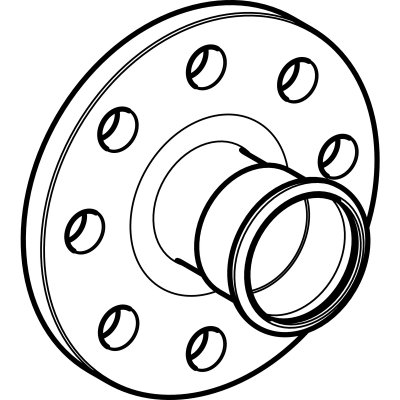 Kołnierz Geberit Mapress C-Stahl przejściowy PN10/16 d88,9 23760