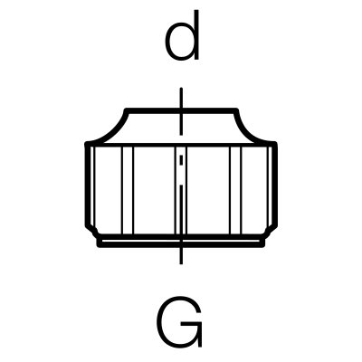 Śrubunek Geberit Mapress C-Stahl przejściowy Eurokonus d15-G3/4 25072