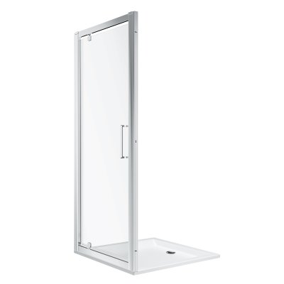 GEO drzwi prysznicowe pivot 90 cm, szkło przezroczyste Reflex KOŁO 560.125.00.3
