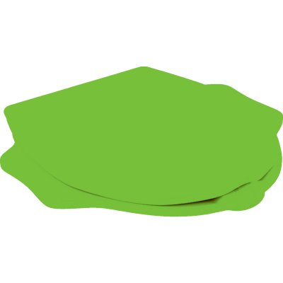 Deska sedesowa dla dzieci Geberit Bambini, z funkcją podpory, wzór żółwia, zielona 573361000