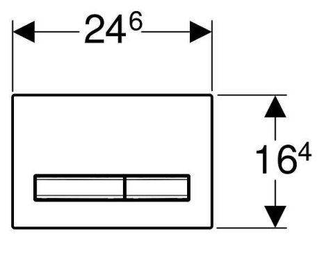Przycisk uruchamiający Sigma 50 szkło dymione Geberit 115.788.SD.2