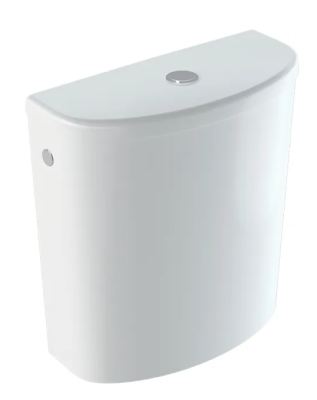 Geberit Selnova Spłuczka Nasadzana, B36.5Cm, H39Cm, T16.5Cm, Spłukiwanie Dwudzielne, Przyłącze Wody Z Boku 500.269.01.1