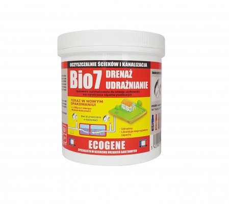 Biopreparat do oczyszczalni Bio7 Drenaż Udrażnianie Graf BIO7-218594