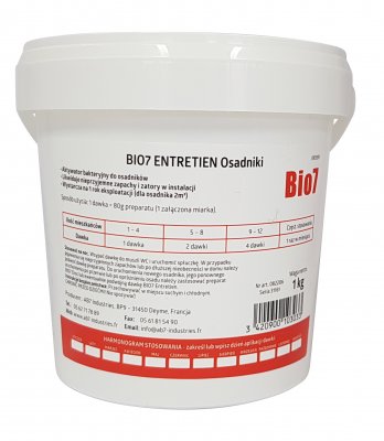 Biopreparat do oczyszczalni Bio7 Entretien 1 kg Graf BIO7-31659